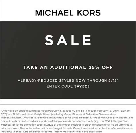 michael kors coupons online|michael kors promo code 2024.